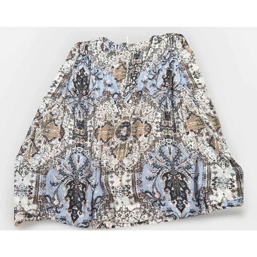 Free People Darcey Boho Sleeveless Swing Top Womens Size Small P Flowy Western
